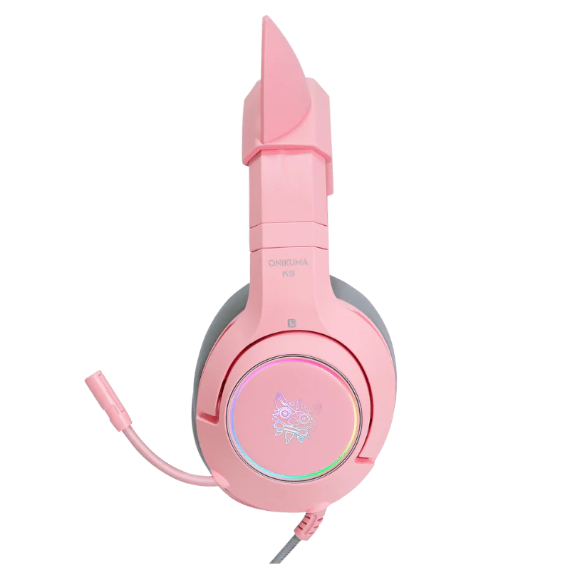 ONIKUMA K9 — Headset Gamer Alumbrado con RGB y Micrófono Retráctil