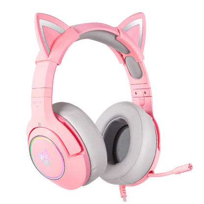 ONIKUMA K9 — Headset Gamer Alumbrado con RGB y Micrófono Retráctil