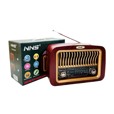 RADIO PARLANTE ANTIGUO ESTILO VINTAGE NS-6656 BT - Tienvir
