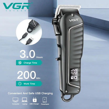 Maquina perfiladora de cabellos patillas  profesional  VGR V-683 excelente para cortes precisos