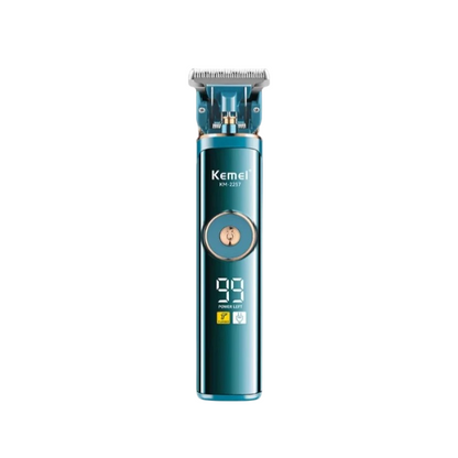 Máquina Cortadora de Cabello barbería profesional Kemei 2257 Profesional – Inalámbrica USB hecha en Titanio