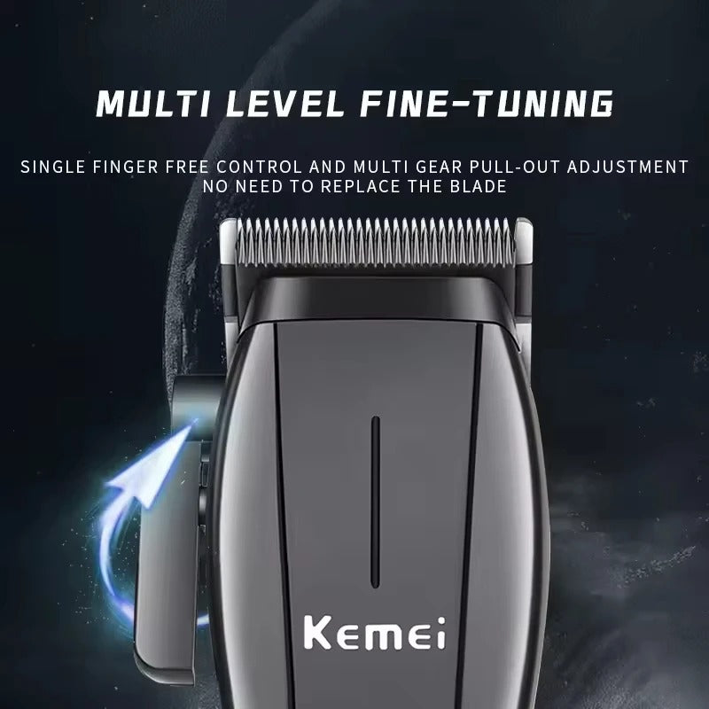 Maquina profesional para cabello Km 2286 Ideal para que tu barbero genere un corte perfecto