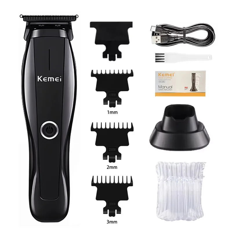 Maquina profesional para cabello Km 2286 Ideal para que tu barbero genere un corte perfecto
