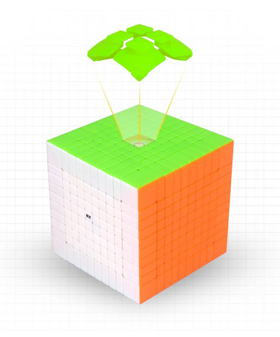 Cubo Rubik Qiyi 10x10 Stickersless - Tienvir