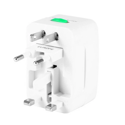 Adaptador Universal Enchufe Viajero Convertidor Toma Corriente - Tienvir