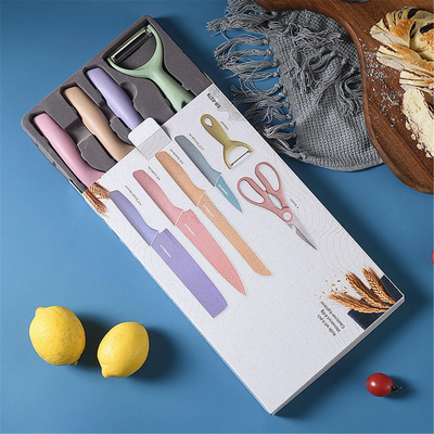 Kit Cuchillos con Pelador y Tijeras - Tienvir