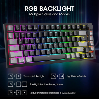 TECLADO MECANICO KOORUI 75% MK082 - Tienvir