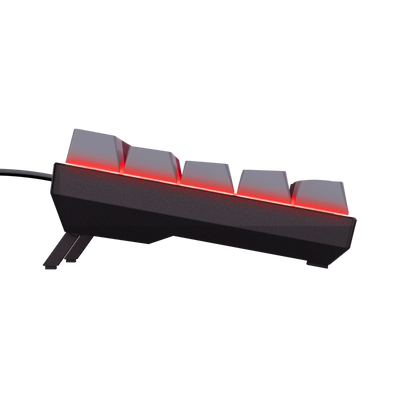 TECLADO MECANICO GAMER TRUST GXT 867 ACIRA MECANICO 60% NEGRO SWICH ROJO - Tienvir