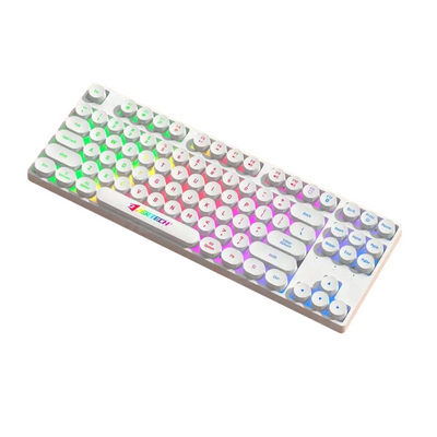 TECLADO MEMBRANA 80% GAMER RGB JERTECH PUNK DK600 - Tienvir