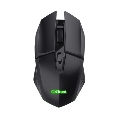 MOUSE TRUST GXT 110 FELOX GAMER INALAMBRICO NEGRO REGALO DE MOUSPAD - Tienvir