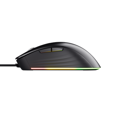 MOUSE TRUST GXT 924 YBAR+ NEGRO GAMER ALAMBRICO 25K DPI - Tienvir