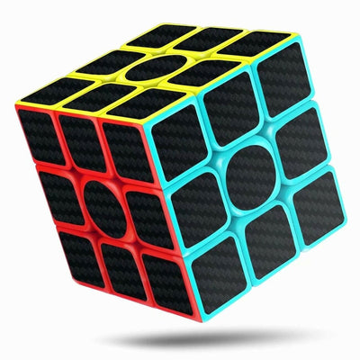 Cubo Rubik 3x3 Fibra de  carbono Qiyi 669 - Tienvir