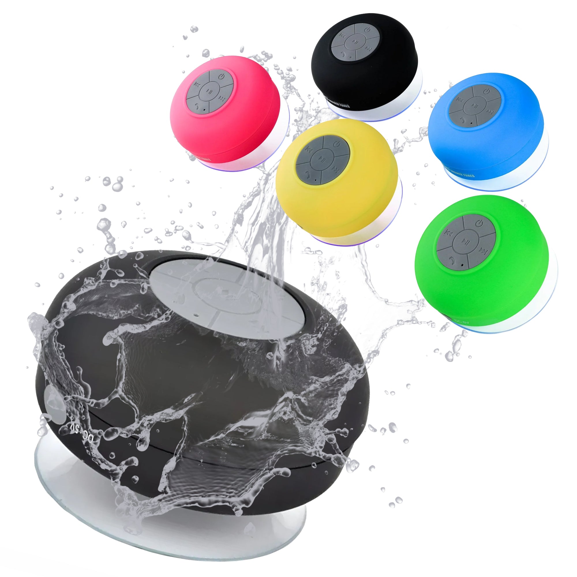 Parlante Resistente Agua Ducha Altavoz Bluetooth BTS-06 - Tienvir