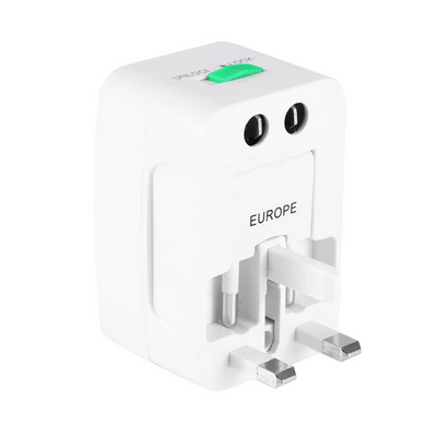 Adaptador Universal Enchufe Viajero Convertidor Toma Corriente - Tienvir