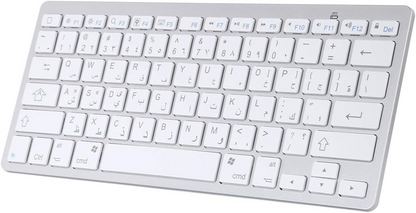 Teclado Bluetooth Compacto WB8022 Inalámbrico Multidispositivo - Tienvir