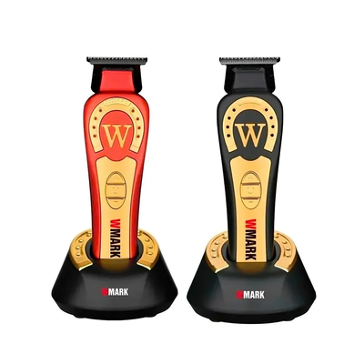 Máquina Peluquería Profesional Wmark NG-8230 Roja Inalámbrica Recargable