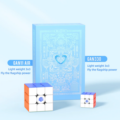 Set Cubos Rubik Gan Blue Box con GAN11 AIR + GAN330 - Tienvir