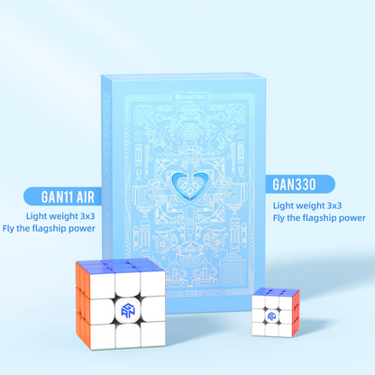 Set Cubos Rubik Gan Blue Box con GAN11 AIR + GAN330