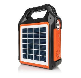 RADIO PARLANTE CON PANEL SOLAR Y LINTERNA YX 168BT