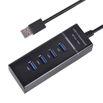 Hub 4 USB 3.0 5GB por segundo cable de 30cm - Tienvir