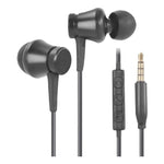 Audífonos Manos Libres con Micrófono In-Ear 3.5mm Negros AUT111