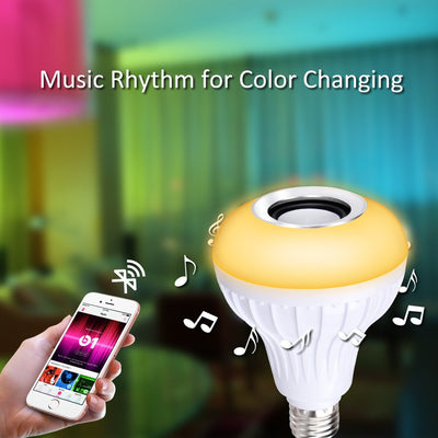 Bombillo LED Parlante RGB Bluetooth con Control - Tienvir