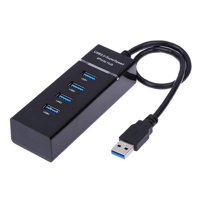 Hub 4 USB 3.0 5GB por segundo cable de 30cm - Tienvir