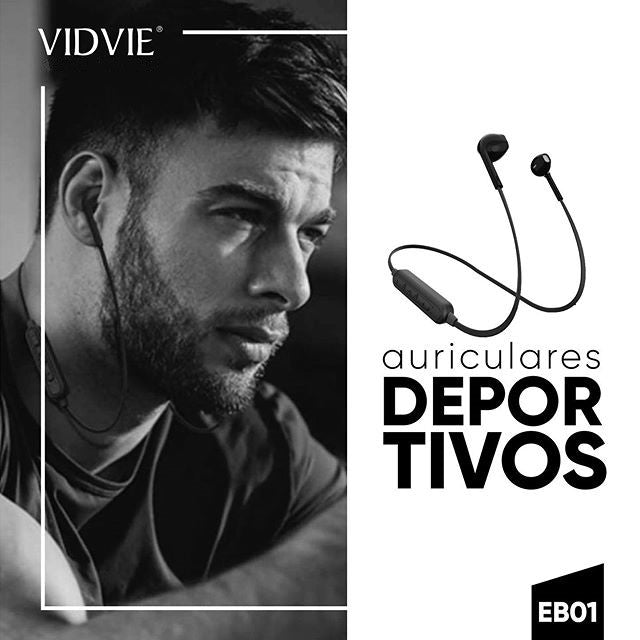 Audífonos Inalámbricos Bluetooth Vidvie EB01