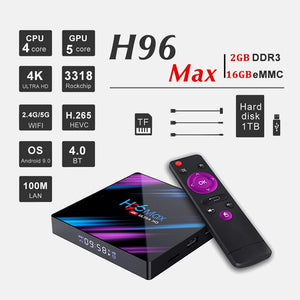Tv Box H96 Max 4K Android 10 16 GB 2 RAM Smart tv – Tienvir