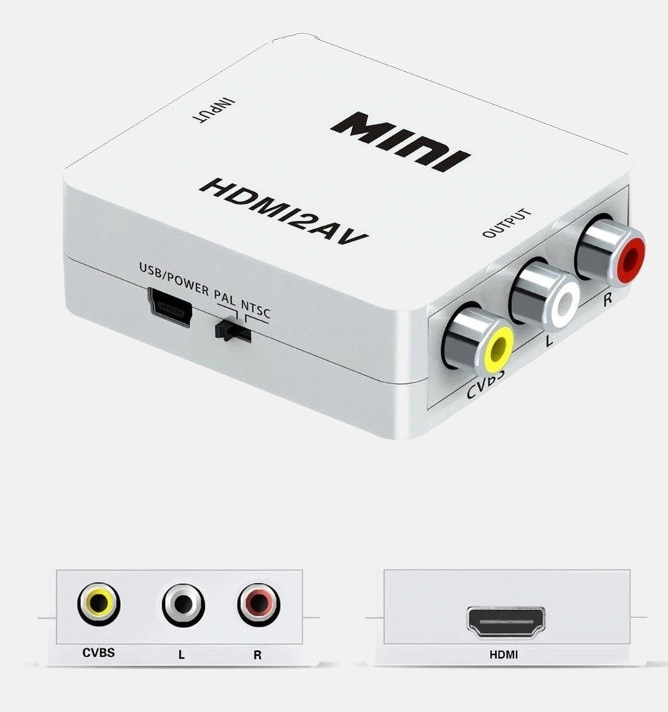 Mini HDMI2AV Convertidor HDMI a AV