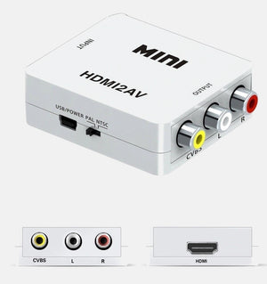 
                
                    Cargar imagen en el visor de la galería, Mini HDMI2AV Convertidor HDMI a AV
                
            