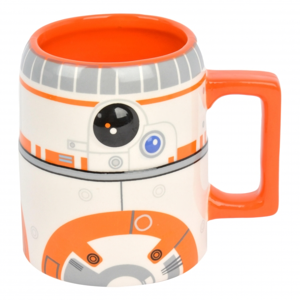 Mug Pocillo Star Wars BB8 Droide Naranja