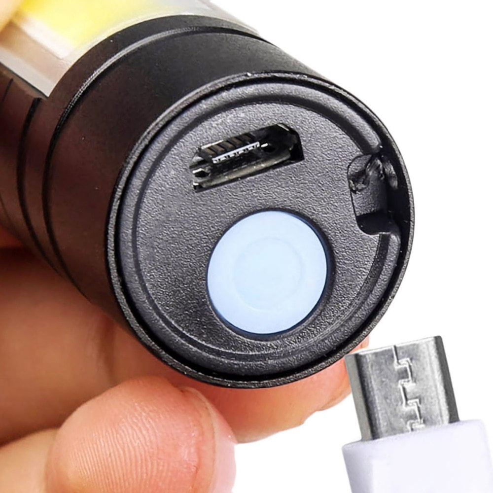 
                
                    Cargar imagen en el visor de la galería, Mini Linterna USB Mini Linterna USB WCD-511 Multiusos Recargable Potente
                
            