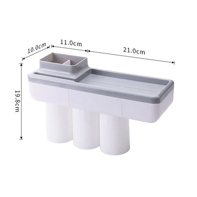 ORGANIZADOR BAÑO CON 3 VASOS