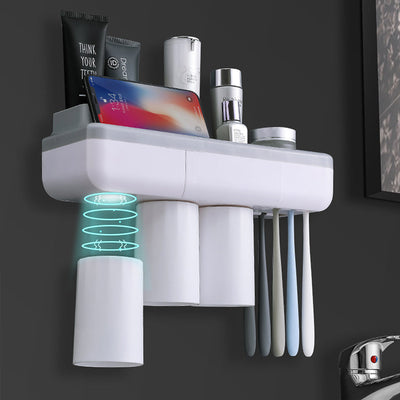 ORGANIZADOR BAÑO CON 3 VASOS