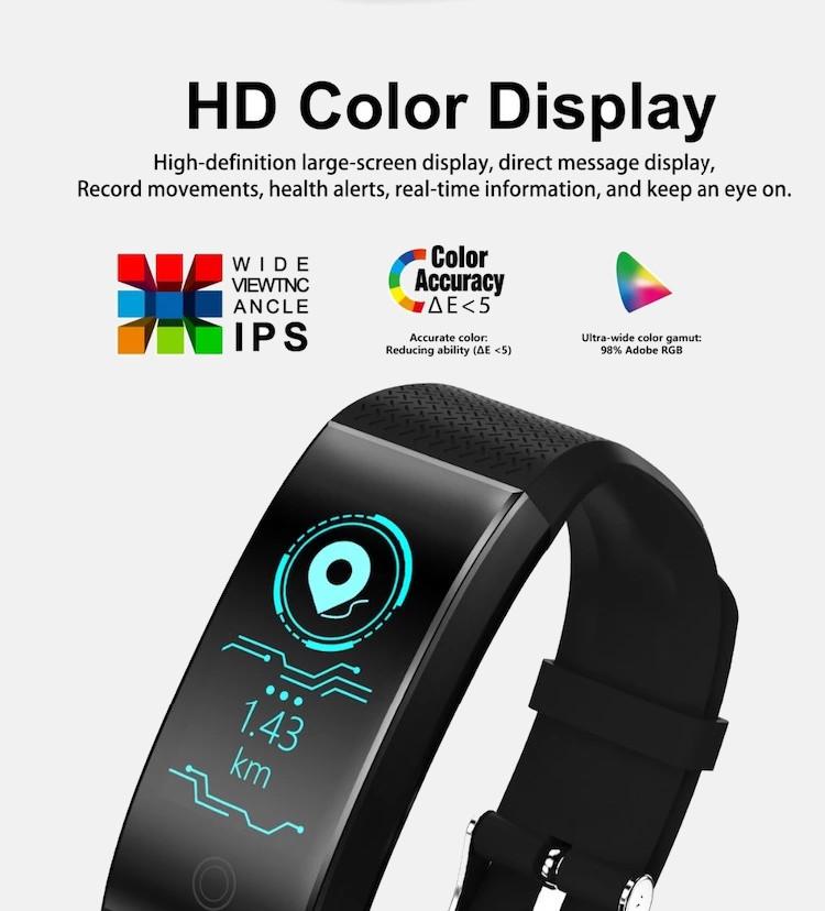 Reloj Smartband QW18 Fitness Sumergible Android Deportivo