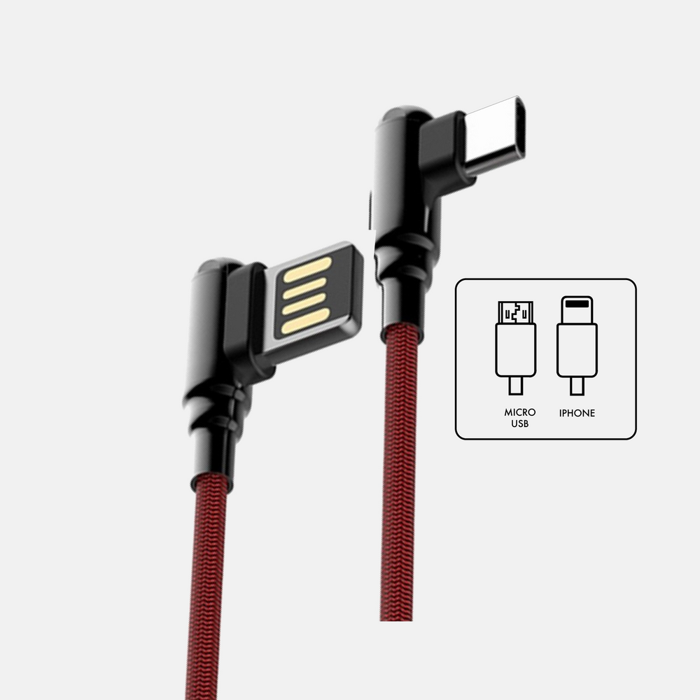 Cable LDNIO LS421 Datos 90° Game Firendly iPhone/ Android