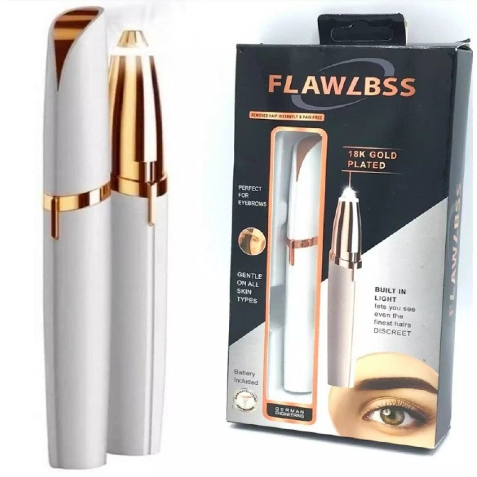 Perfilador Depilador de Cejas Profesional Flawbss