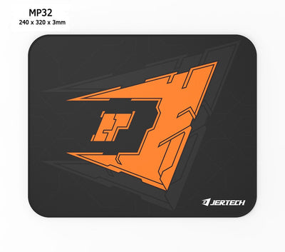Pad Mouse Gamer MP32 Jertech Negro 32x24cm - Bordado - Antideslizante - Tienvir