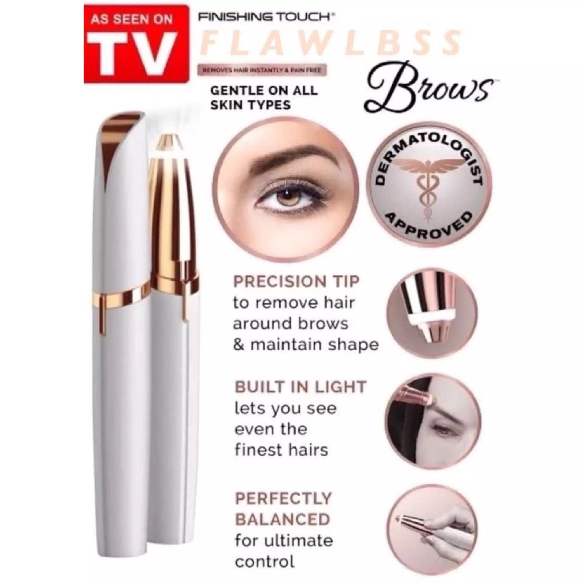 Perfilador Depilador de Cejas Profesional Flawbss