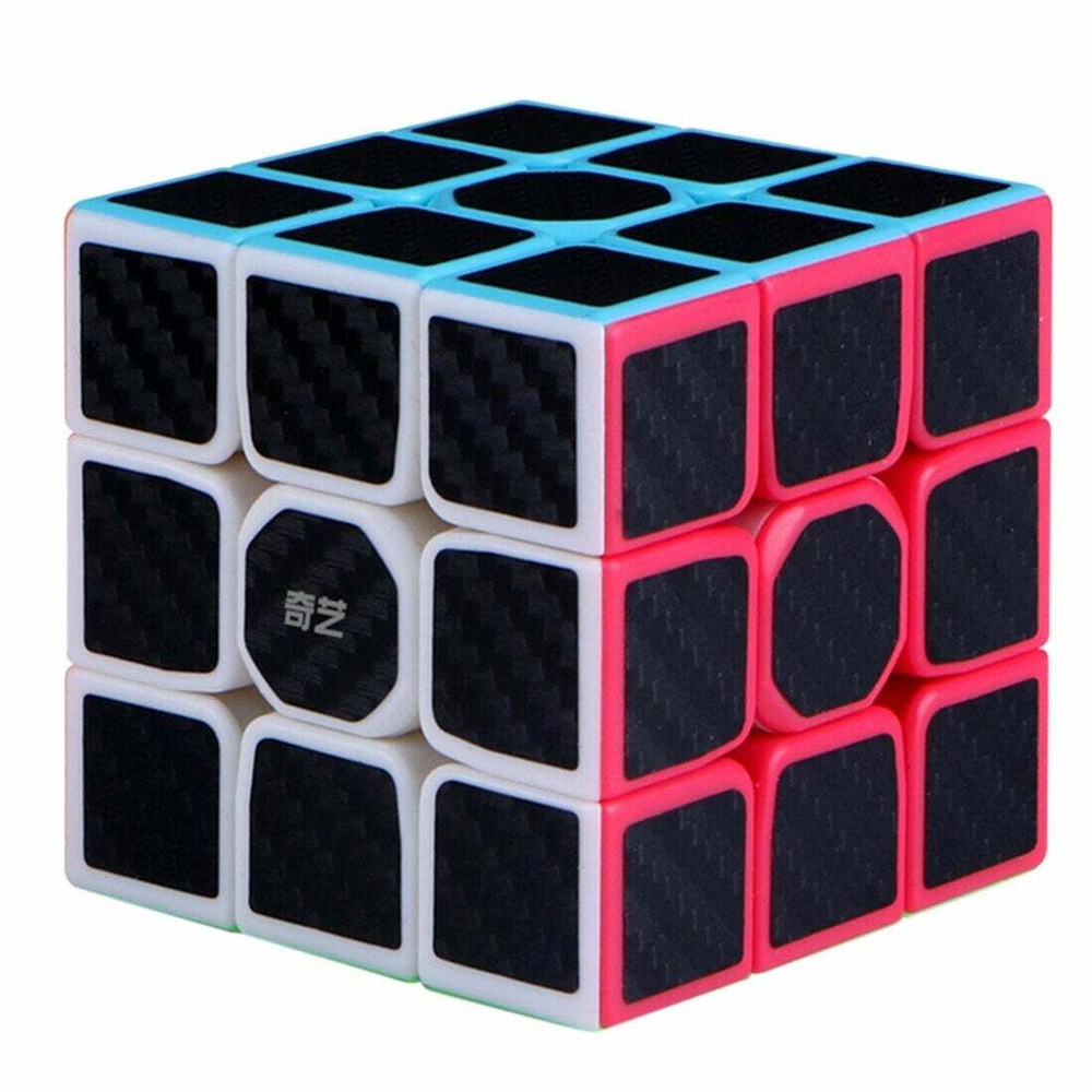 Cubo Rubik 3x3 Fibra de  carbono Qiyi 669