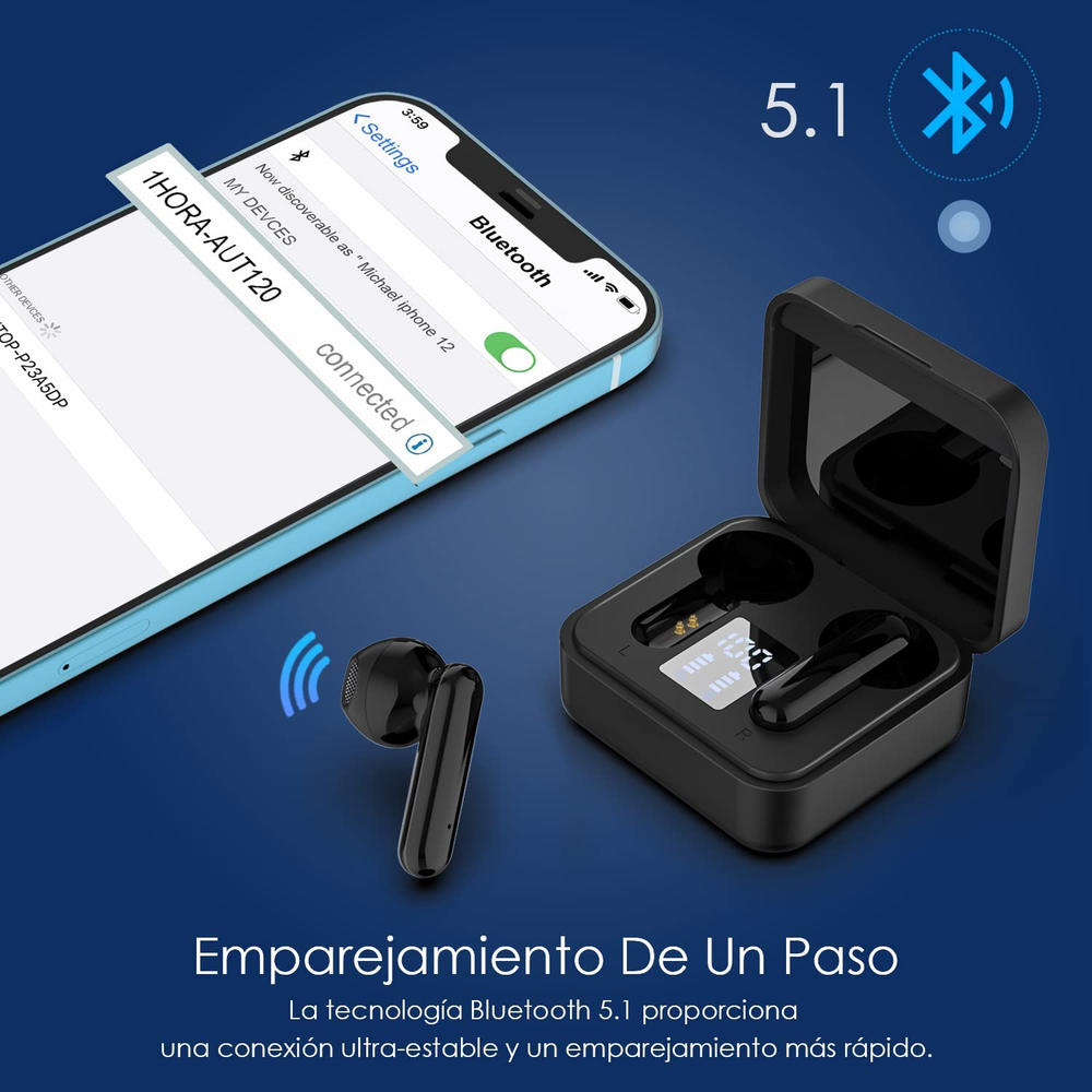Audífonos Earbuds Bluetooth Manos Libres AUT120