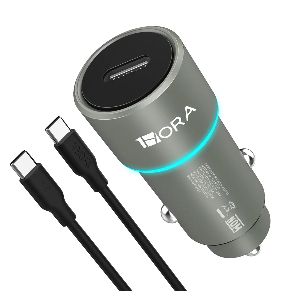 Cargador Carro Adaptador de Viaje Carga Rápida GAR156 20W