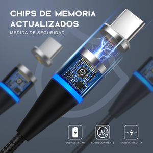Cable de Datos Carga Rápida Magnético 3 Cabezales CAB253