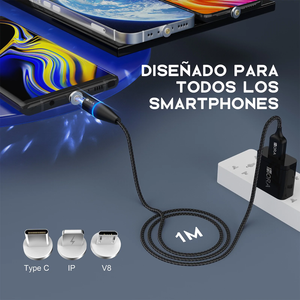 Cable de Datos Carga Rápida Magnético 3 Cabezales CAB253