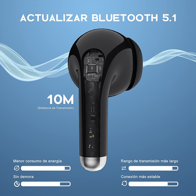 Audífonos Inalámbricos Bluetooth con Micrófono AUT203 - Tienvir