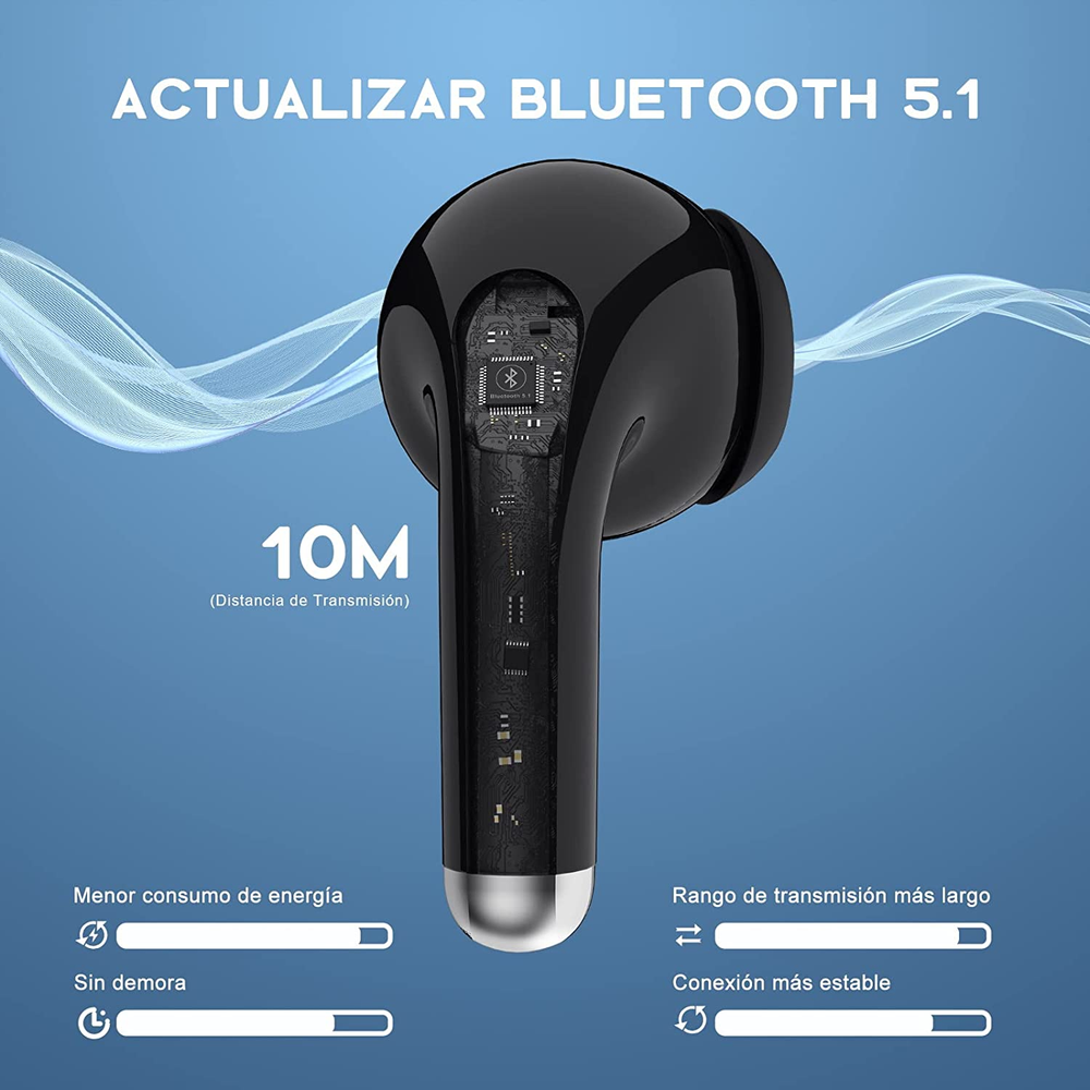 Audífonos Inalámbricos Bluetooth con Micrófono AUT203