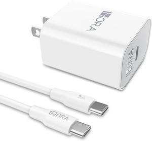 Adaptador Tipo C Carga Rápida Cargador con Cable Tipo C GAR 147