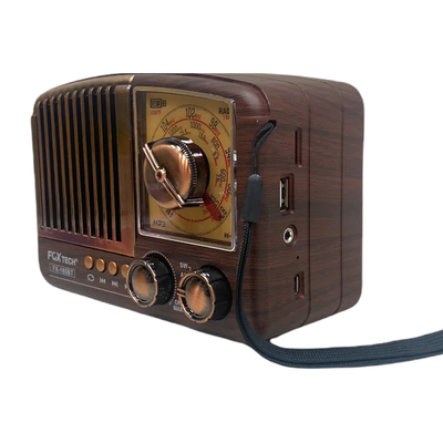 Radio AM y FM Parlante Bluetooth Vintage FX-165BT