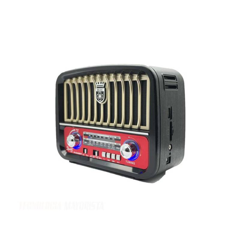 Radio AM y FM Parlante Bluetooth Vintage BP-R042BT